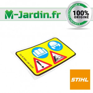 thumbnail image 2 of Genuine STIHL Warning Pictogram Decal – Part #0000 967 3662 2 of 4