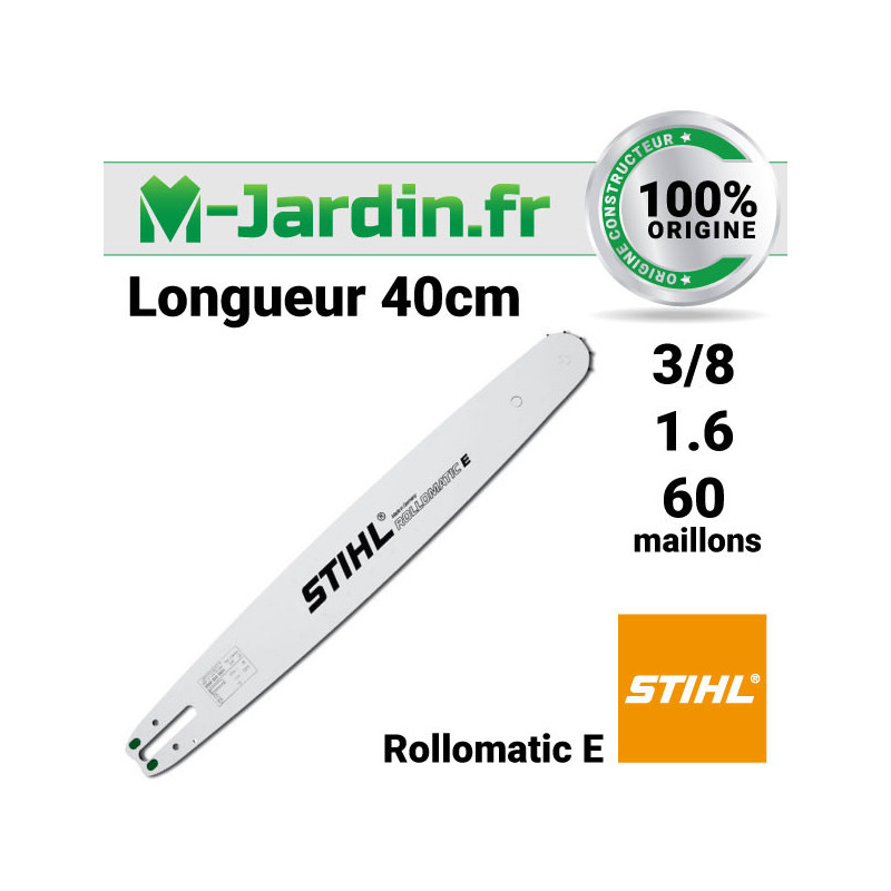 Guide Stihl Rollomatic E 40cm | 3/8 - 1.6 