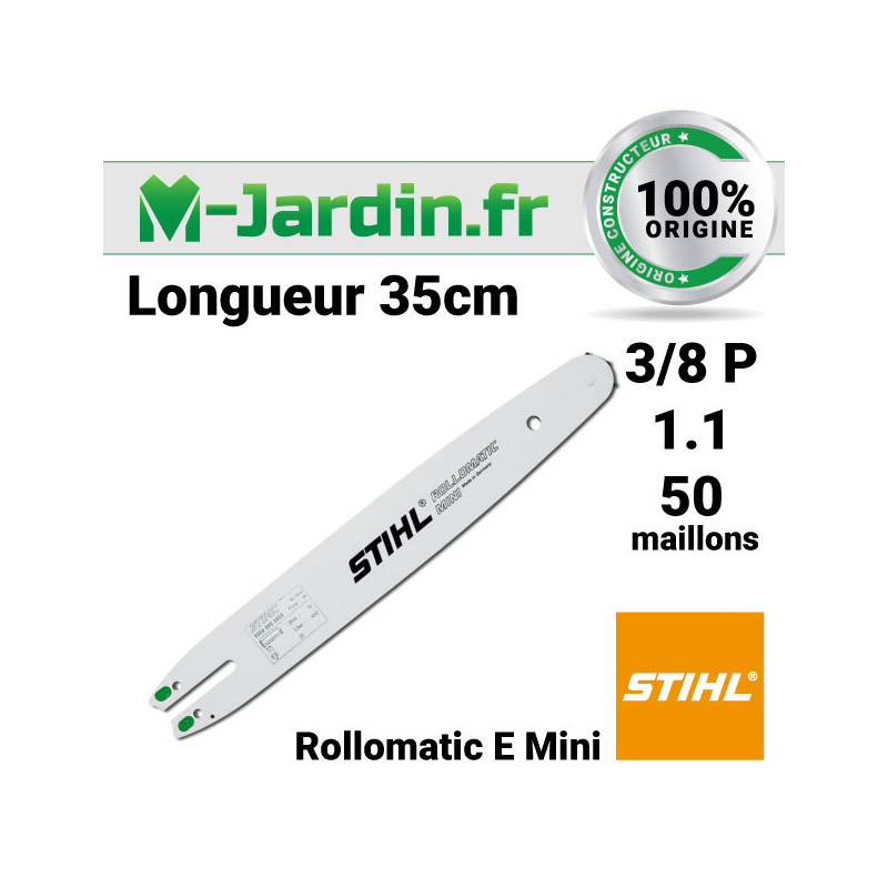 Guide Stihl Rollomatic E mini 35cm | 3/8 P - 1.1 